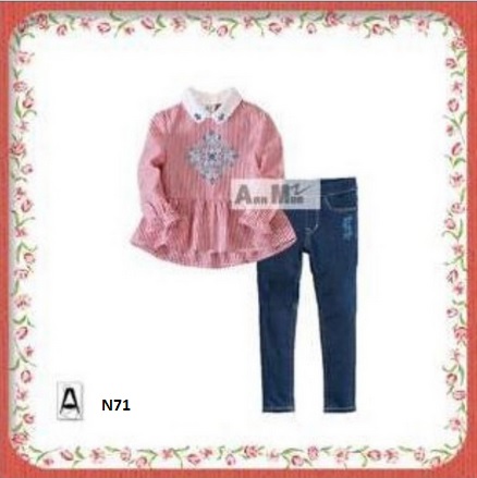 setelan lengan panjang celana